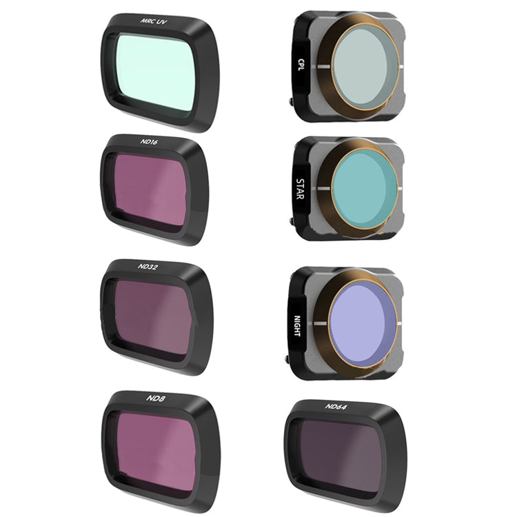 JSR For DJI Mavic Air 2 Motion Camera Filter, Style: UV+CPL+ND8+ND16+ND32+ND64+STAR+Anti-light - free shipping - PMC TechLife - Order now!