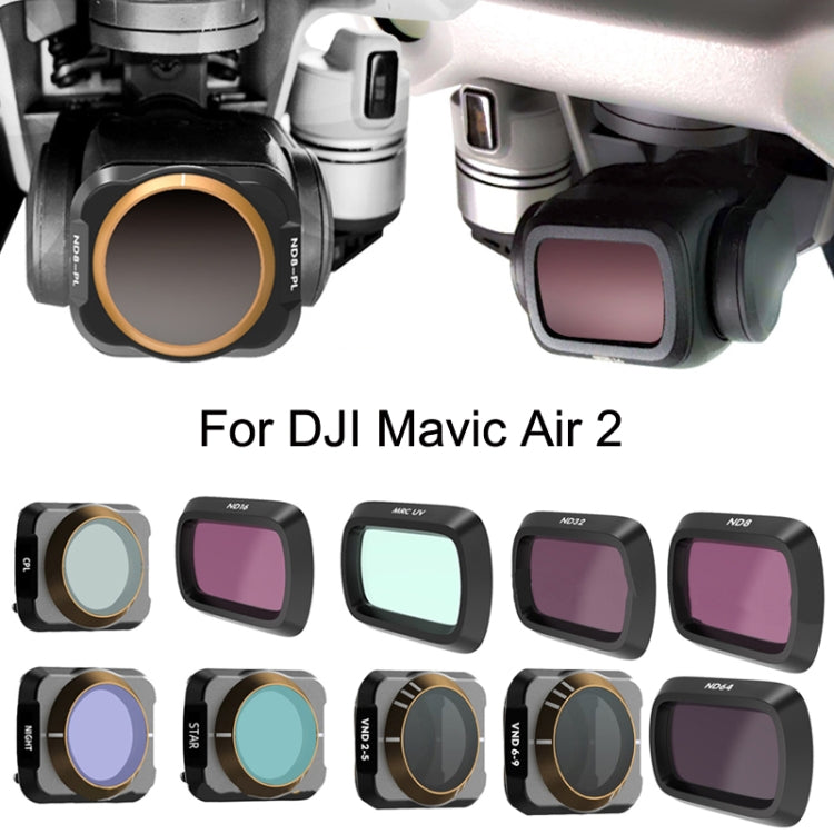 JSR For DJI Mavic Air 2 Motion Camera Filter, Style: UV+CPL+ND8+ND16+ND32+ND64+STAR+Anti-light - free shipping - PMC TechLife - Order now!