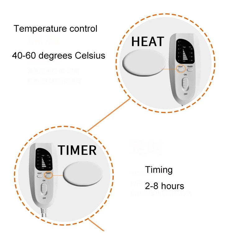 Plug-in High-top Electric Foot Warmer Heated Foot Warmer Boots US Plug 120V(Dark Gray) - Electric Heaters by PMC TechLife | Online Shopping South Africa | PMC TechLife | Buy Now Pay Later Mobicred