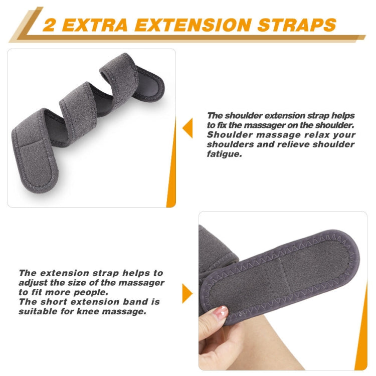 Electric Heating Therapy Knee Massager Vibration Massage Knee Pad(Gray) - free shipping - PMC TechLife - Order now!