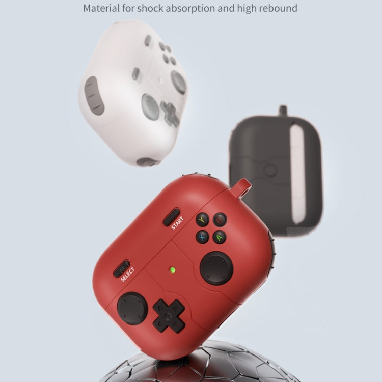 For Airpods 3 Soft Shell Drop-proof Silicone Headphone Cover With Hook(Gray) - For AirPods 3 by PMC Jewellery | Online Shopping South Africa | PMC Jewellery | Buy Now Pay Later Mobicred