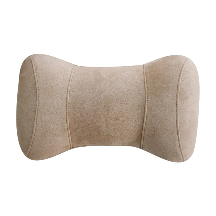 Car Memory Cotton Headrest Protective Cervical Spine Seat Sleeping Pillow(Beige) - Seat Accessories by PMC TechLife | Online Shopping South Africa | PMC TechLife | Buy Now Pay Later Mobicred