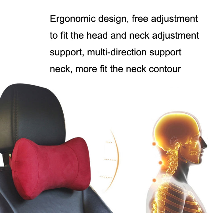 Car Memory Cotton Headrest Protective Cervical Spine Seat Sleeping Pillow(Beige) - Seat Accessories by PMC TechLife | Online Shopping South Africa | PMC TechLife | Buy Now Pay Later Mobicred