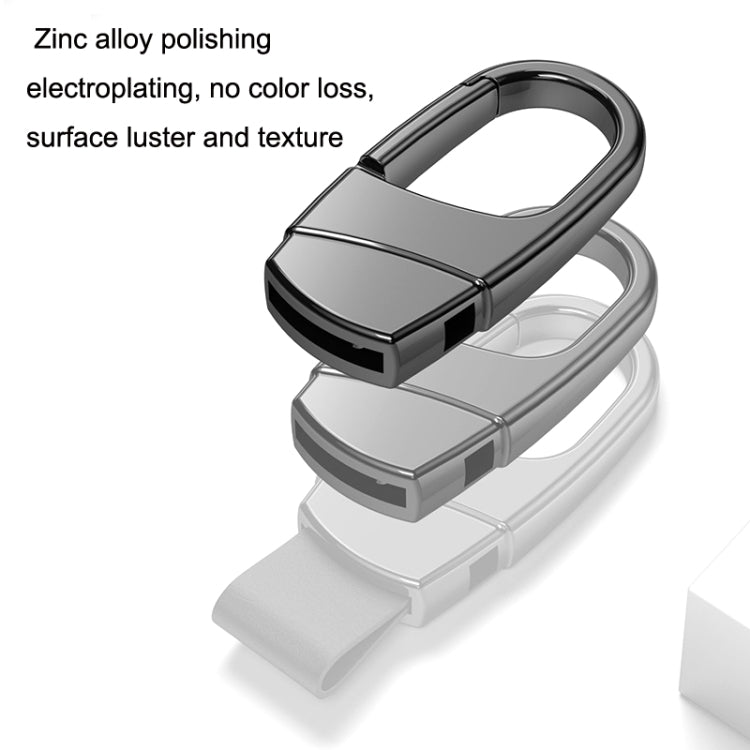 Metal Waist Hang Car Key Chain Simple Lock Pendant(Chrome) - Key Rings by PMC TechLife | Online Shopping South Africa | PMC TechLife | Buy Now Pay Later Mobicred