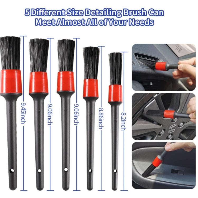 35 PCS / Set Car Wash Water Sprayer Tool Details Clean Brush Air Outlet Brush Set - free shipping - PMC TechLife - Order now!