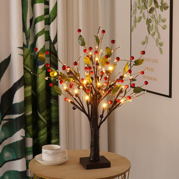 SJ-SD048 LED Home Decoration Light Christmas Lighted Tree, Style: Non-detachable Base Red Fruit - free shipping - PMc TechLife - Order now!