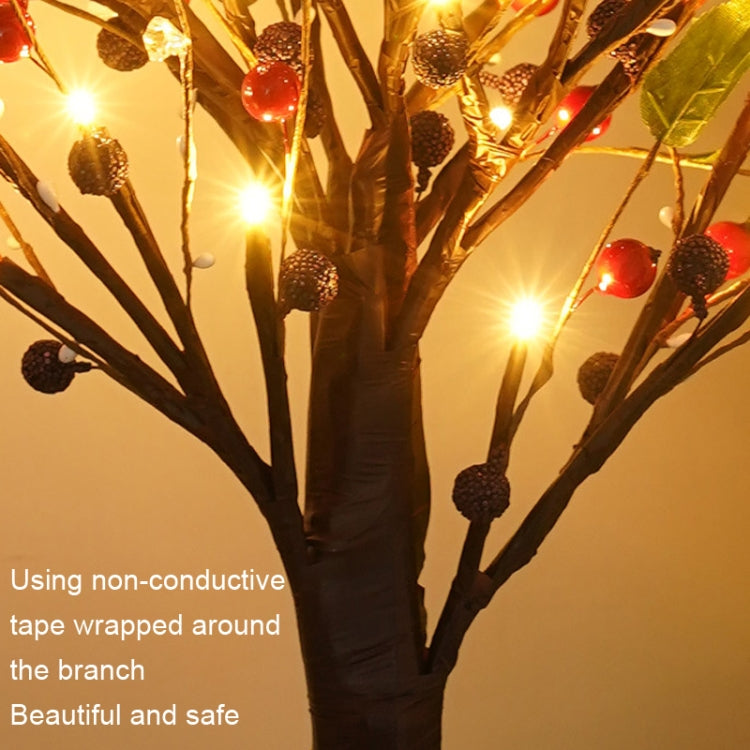 SJ-SD048 LED Home Decoration Light Christmas Lighted Tree, Style: Non-detachable Base Red Fruit - free shipping - PMc TechLife - Order now!