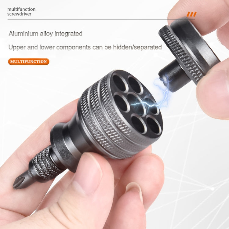 7 In 1 S2 Screwdriver Titanium Palm Aluminum Screwdriver - Screwdriver Tools by PMc TechLife | Online Shopping South Africa | PMc TechLife | Buy Now Pay Later Mobicred