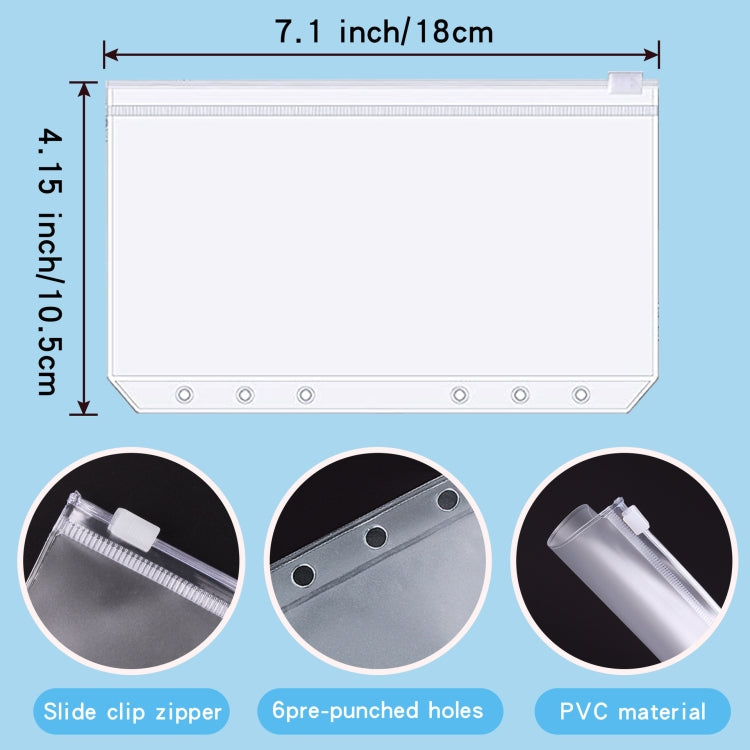 A6 Leather Loose-leaf Budget Book Handbook Notepad(Cyan Greene) - Notebooks by PMc TechLife | Online Shopping South Africa | PMc TechLife | Buy Now Pay Later Mobicred