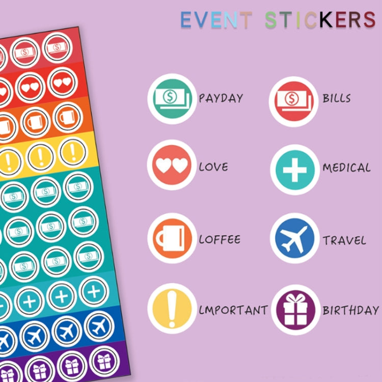 A6 Macaron PU Leather Loose-leaf Notebook Cash Budget Handbook(Blue) - free shipping - PMC TechLife - Order now!