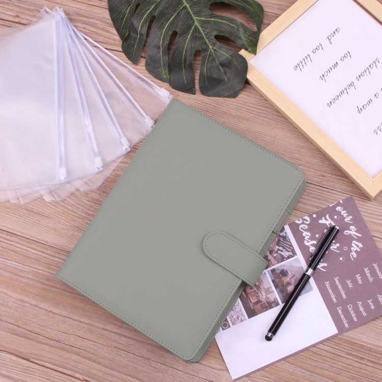A5 Macaron Notebook PU Loose-leaf Cash Budget Handbook(Yellow) - free shipping - PMc TechLife - Order now!