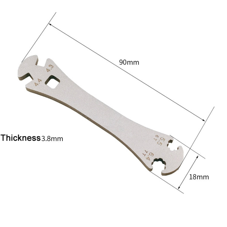 BIKERSAY Bicycle Spoke Wrench Wire Alignment Accessories(BT025S3) - Maintenance tools by BIKERSAY | Online Shopping South Africa | PMC TechLife | Buy Now Pay Later Mobicred