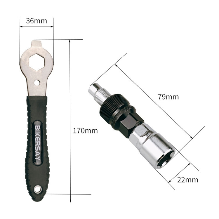 BIKERSAY Bicycle Disc Crank Rama Removal Tool, Model: BT015T - free shipping - PMc TechLife - Order now!