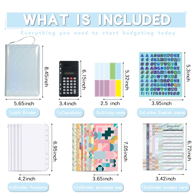 A6 Handheld Zipper Bag Type Large Capacity Cash Budget Book Handbook(Black Gray) - free shipping - PMc TechLife - Order now!