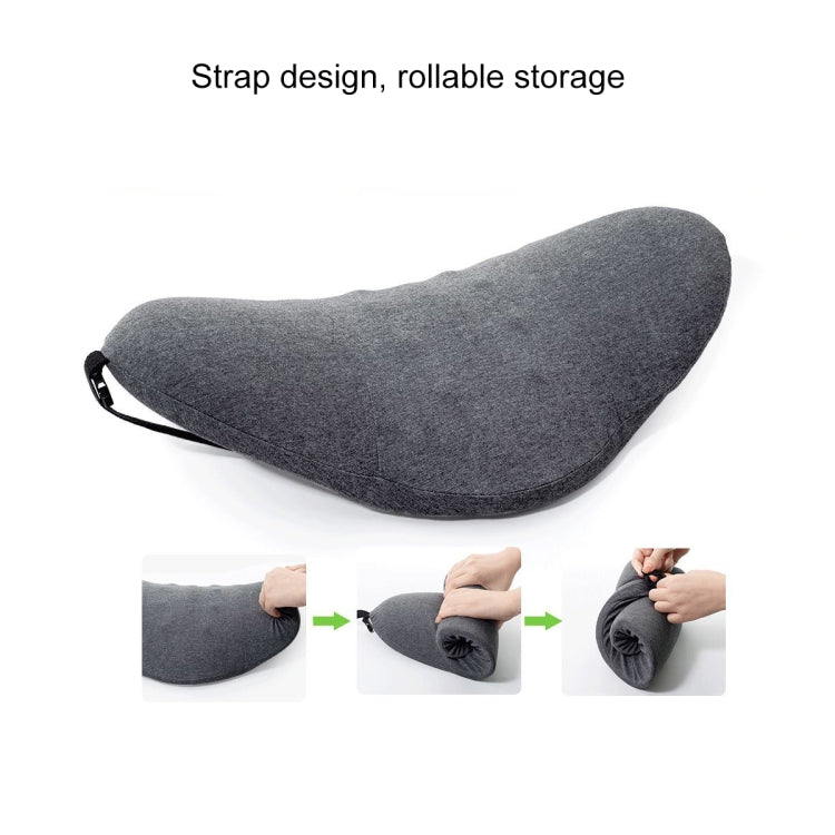 Memory Foam Lumbar Spine Cushion Pregnant Women Sleeping Lumbar Pillow(Pink Crescent) - free shipping - PMC Jewellery - Order now!