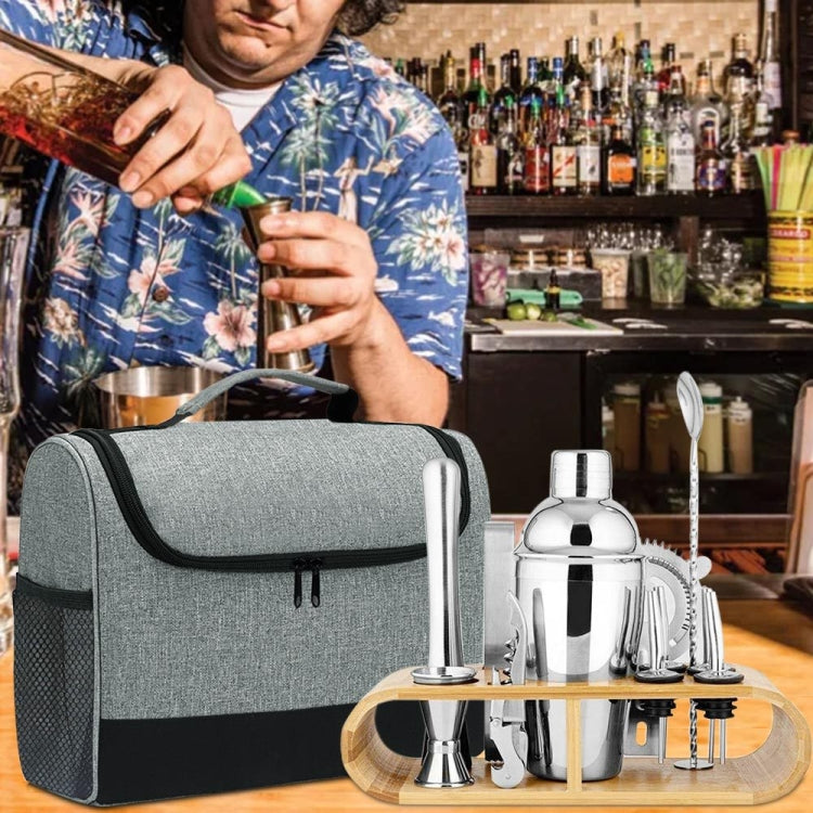 Travel Bartender Kit Bag  Bar Tool Storage Bag - Storage Bags by PMC TechLife | Online Shopping South Africa | PMC TechLife
