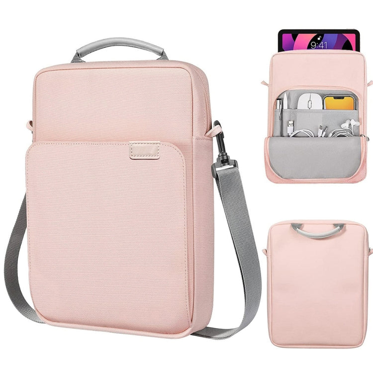 Vertical Laptop Bag Handheld Shoulder Crossbody Bag, Size: 13 Inch(Pink) - free shipping - PMC Jewellery - Order now!