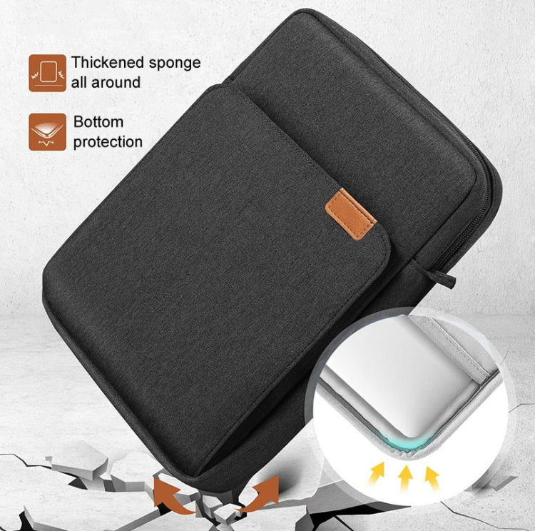 Vertical Laptop Bag Handheld Shoulder Crossbody Bag, Size: 9.7-11 Inch(Black) - 10 - 11 inch by PMC Jewellery | Online Shopping South Africa | PMC Jewellery | Buy Now Pay Later Mobicred