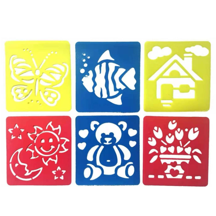 Children DIY Drawing Stencil Colorful Hollow Copy Board(H-10) - Art Supplies by PMC TechLife | Online Shopping South Africa | PMC TechLife | Buy Now Pay Later Mobicred
