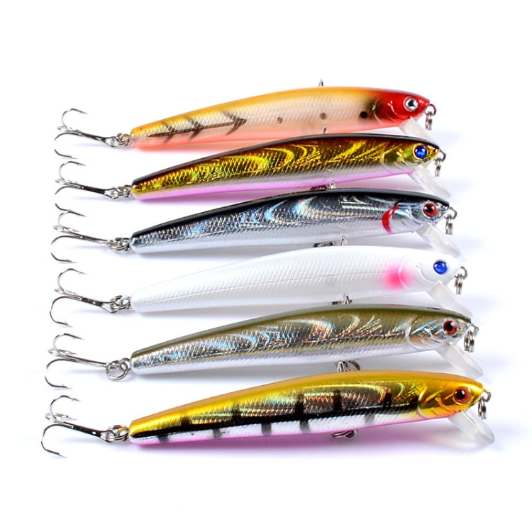 5 PCS M0205 9.6cm/9.8g Minnow Bionic Fake Bait Plastic Floating Hard Bait(6) - Fishing Lures by PMC TechLife | Online Shopping South Africa | PMC TechLife | Buy Now Pay Later Mobicred