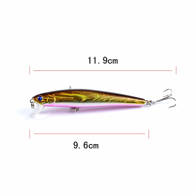 5 PCS M0205 9.6cm/9.8g Minnow Bionic Fake Bait Plastic Floating Hard Bait(1) - Fishing Lures by PMC TechLife | Online Shopping South Africa | PMC TechLife | Buy Now Pay Later Mobicred