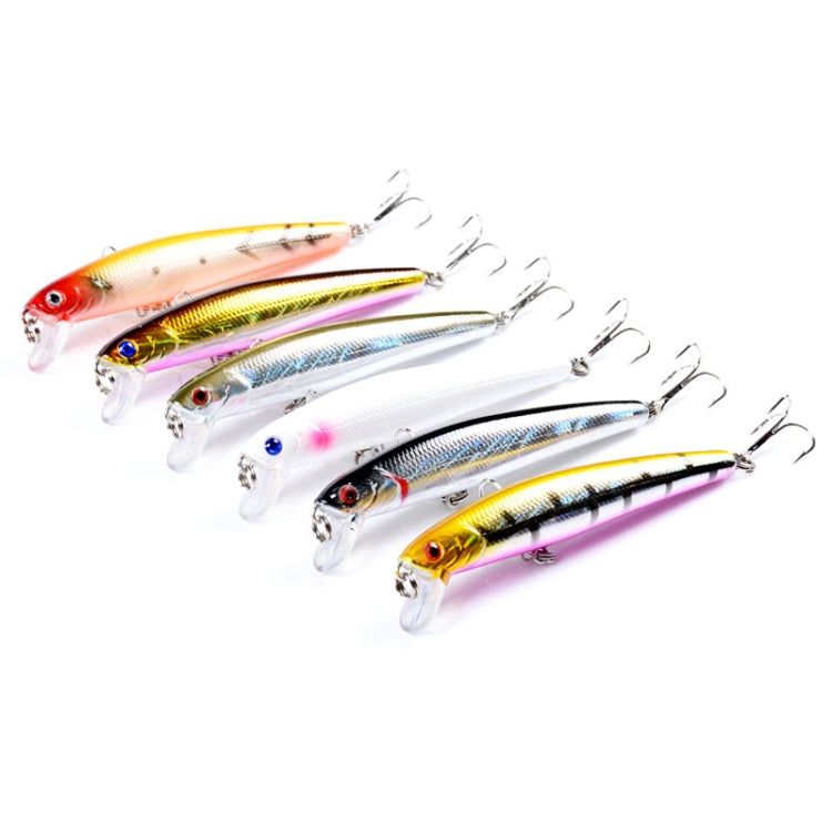 5 PCS M0205 9.6cm/9.8g Minnow Bionic Fake Bait Plastic Floating Hard Bait(6) - Fishing Lures by PMC TechLife | Online Shopping South Africa | PMC TechLife | Buy Now Pay Later Mobicred