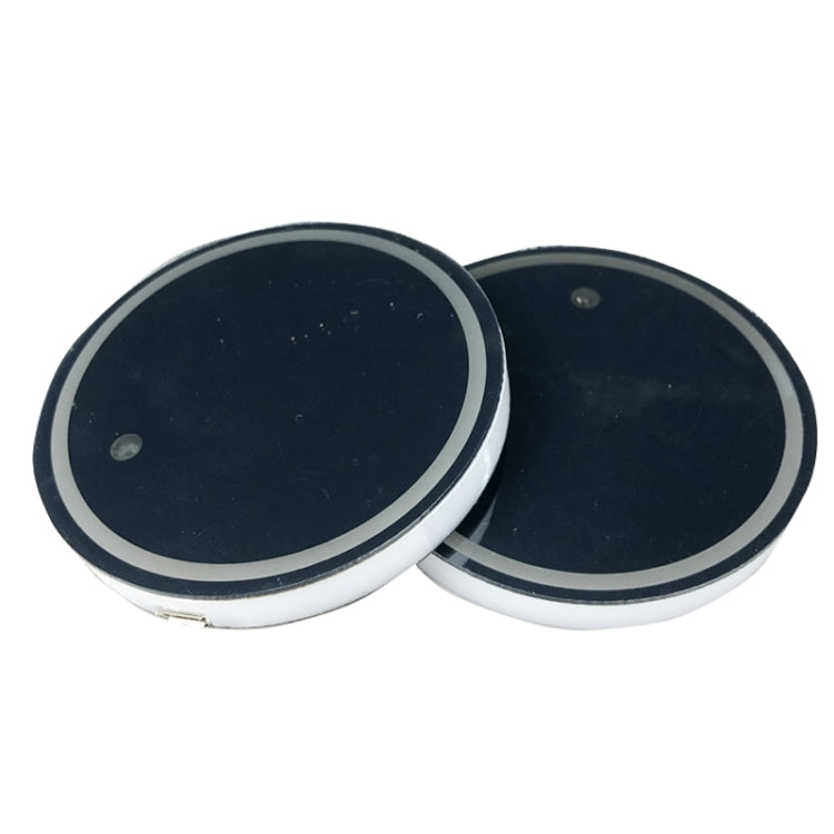 1 Pair Automotive LED Colorful Luminous Water Coaster Acrylic Car Cup Tank Atmosphere Lamp(Star Model) - Car Drink Holders by PMC Jewellery | Online Shopping South Africa | PMC Jewellery | Buy Now Pay Later Mobicred