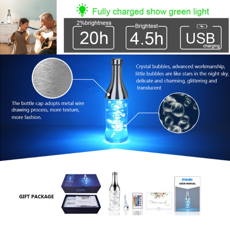 3W LED Wine Bottle Light Dazzling Night Light Decorative Night Light(RGB) - Novelty Lighting by PMC TechLife | Online Shopping South Africa | PMC TechLife | Buy Now Pay Later Mobicred