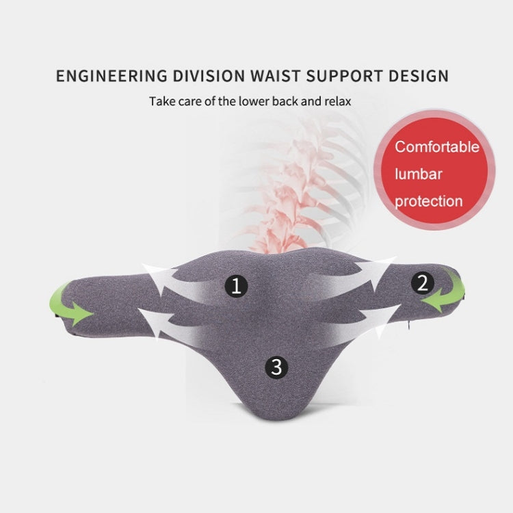 Slow Rebound Memory Foam Lumbar Pillow Neck Pillow Car Headrest(Dark Grey) - Cushions & Pillows by PMC TechLife | Online Shopping South Africa | PMC TechLife | Buy Now Pay Later Mobicred