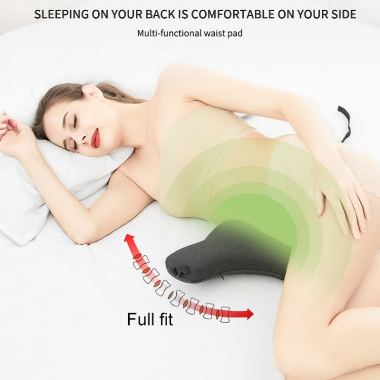 Slow Rebound Memory Foam Lumbar Pillow Neck Pillow Car Headrest(Dark Grey) - Cushions & Pillows by PMC TechLife | Online Shopping South Africa | PMC TechLife | Buy Now Pay Later Mobicred