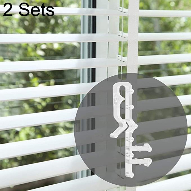 2 Sets 2.0 Inch Venetian blinds Baffle Sequins Lacing Film(White) - Curtain Decorative Accessories by PMC TechLife | Online Shopping South Africa | PMC TechLife | Buy Now Pay Later Mobicred