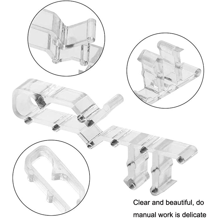 2 Sets 2.0 Inch Venetian blinds Baffle Sequins Lacing Film(White) - Curtain Decorative Accessories by PMC TechLife | Online Shopping South Africa | PMC TechLife | Buy Now Pay Later Mobicred
