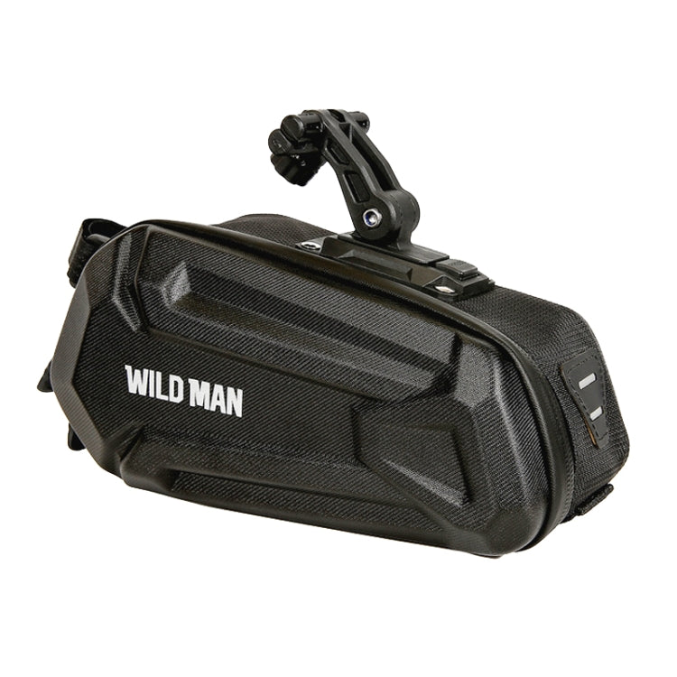WILD MAN XT7 1.2L Mountain Bike EVA Hard Shell Water-resistant Wear-resistant Tail Bag(Twill Style) - free shipping - PMC TechLife - Order now!
