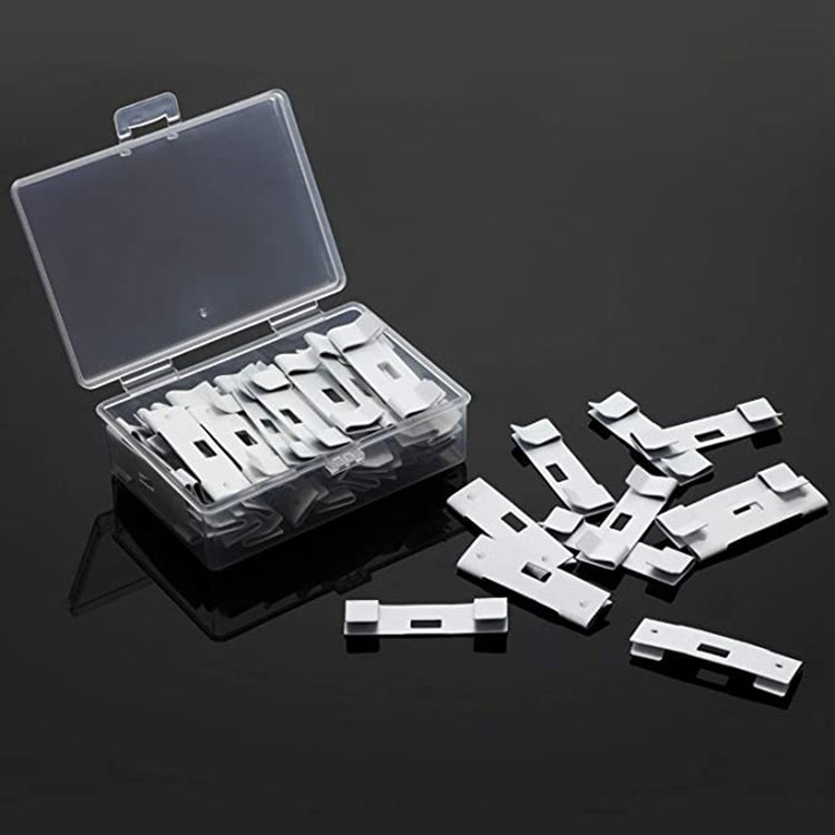 12 PCS / Set Venetian Blinds Metal Clip Hanging Piece Curtain Accessories(White) - Curtain Decorative Accessories by PMC TechLife | Online Shopping South Africa | PMC TechLife | Buy Now Pay Later Mobicred