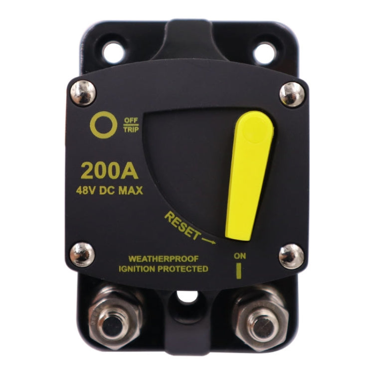 200A CB6 Car RV Yacht Audio Restore Insurance Holder Switch - Fuse by PMC TechLife | Online Shopping South Africa | PMC TechLife | Buy Now Pay Later Mobicred