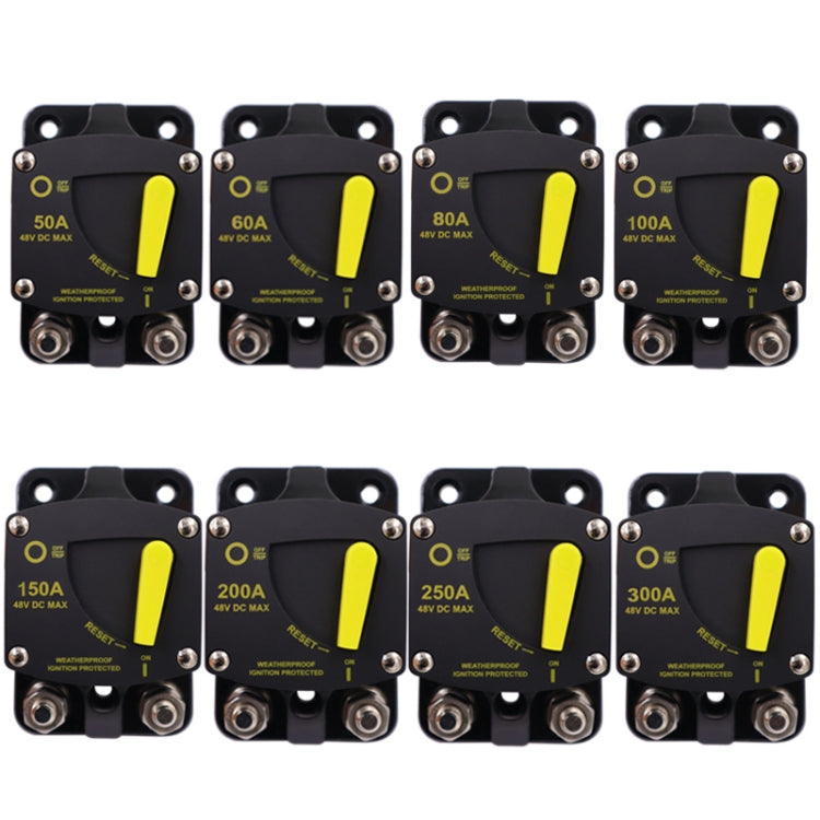 250A CB6 Car RV Yacht Audio Restore Insurance Holder Switch - Fuse by PMC TechLife | Online Shopping South Africa | PMC TechLife | Buy Now Pay Later Mobicred