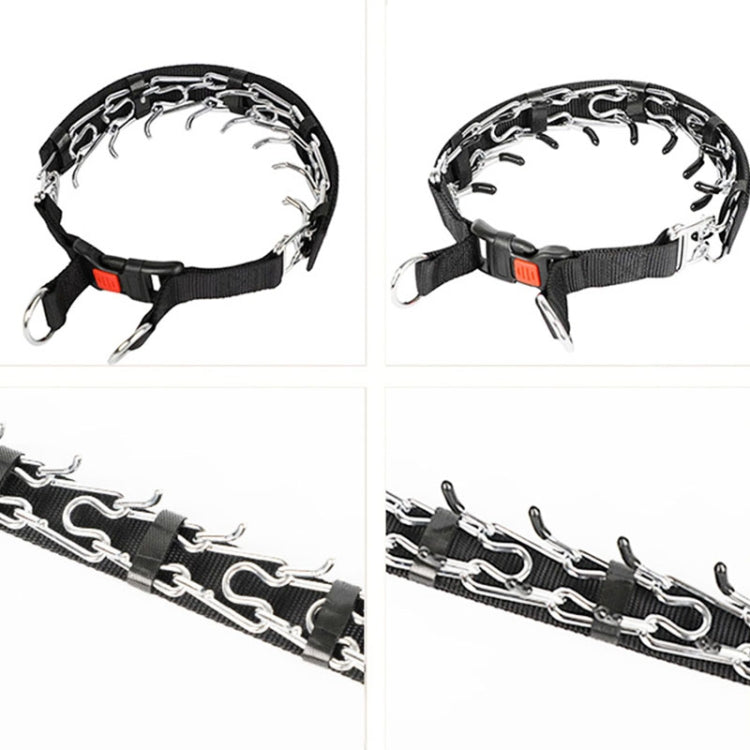 Cloth Tape Paste Detachable Training Stimulation Dog Collar, Size: L 3.5mm x 55cm(With Cap) - Collars by PMC TechLife | Online Shopping South Africa | PMC TechLife