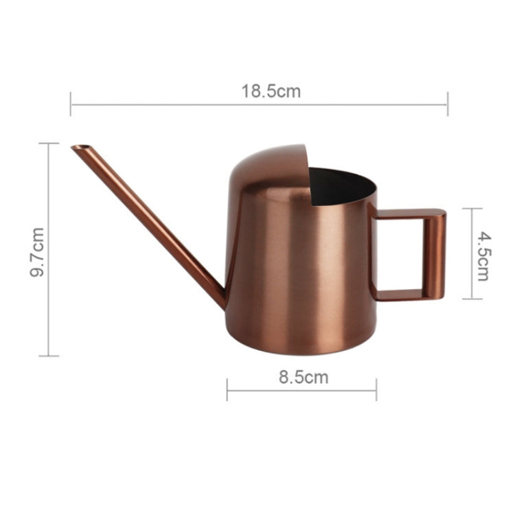 300ML Stainless Steel Watering Can with Long Spout(Black) - Watering & Irrigation by PMc TechLife | Online Shopping South Africa | PMc TechLife | Buy Now Pay Later Mobicred