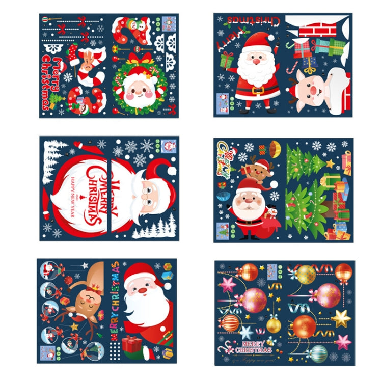 Santa Claus Hanging Stickers Shop Window Glass Door Living Room Wall Stickers(6305) - Christmas Stickers by PMC TechLife | Online Shopping South Africa | PMC TechLife | Buy Now Pay Later Mobicred