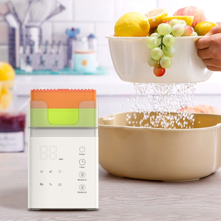 QX03 Home Two Bin Meat And Vegetable Cleaning Machine, US Plug(Neutral Machine) - free shipping - PMC TechLife - Order now!