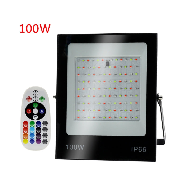 100W Colorful RGB Changing LED Flood Light With Remote Control - free shipping - PMC TechLife - Order now!
