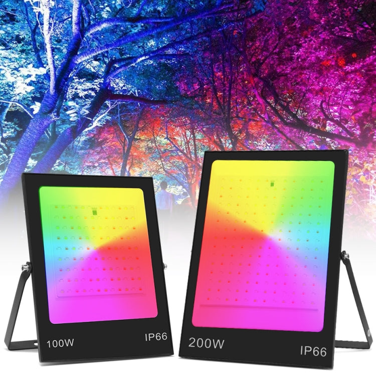 100W Colorful RGB Changing LED Flood Light With Remote Control - free shipping - PMC TechLife - Order now!
