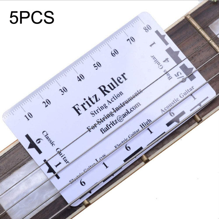 5PCS Guitar String High Ruler Guitar Repair Measuring Ruler Tools - Stringed Instruments by PMC TechLife | Online Shopping South Africa | PMC TechLife
