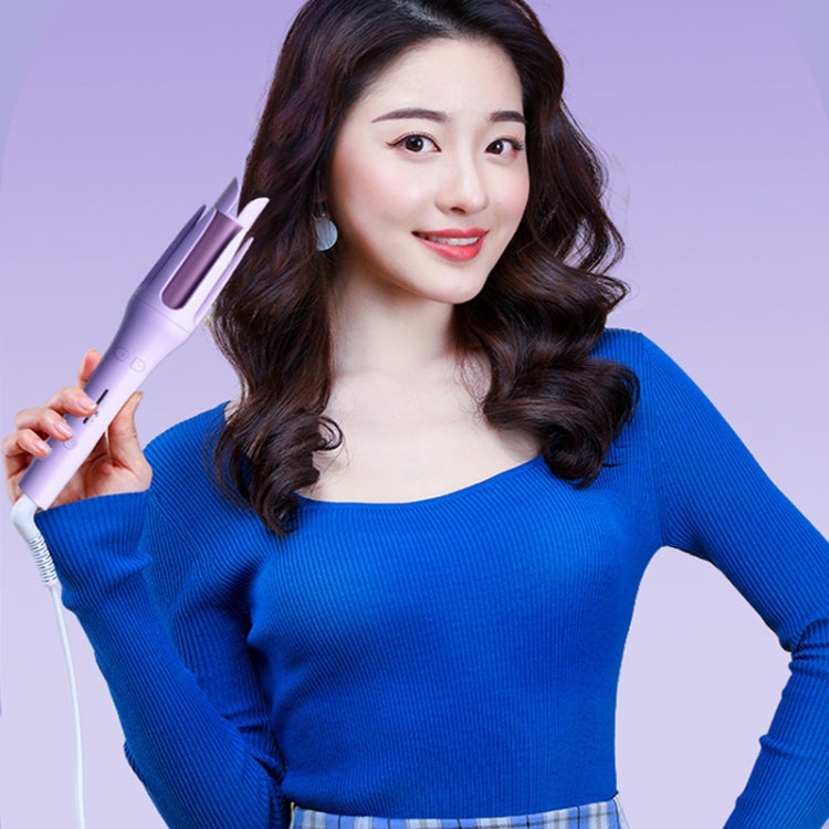 RD-2118 32mm Intelligent Induction Automatic Curling Iron Electric Rotary Automatic Hair Curler, CN Plug(Purple) - free shipping - PMC TechLife - Order now!