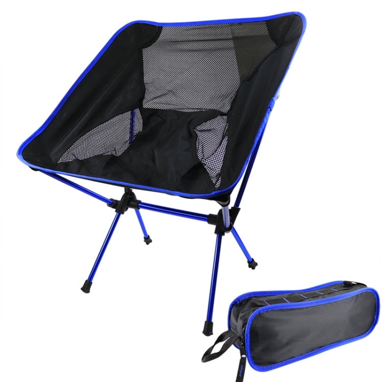 Outdoor Camping Lounge Beach Portable Folding Chair(Dark Blue) - Beach Chairs by PMC TechLife | Online Shopping South Africa | PMC TechLife
