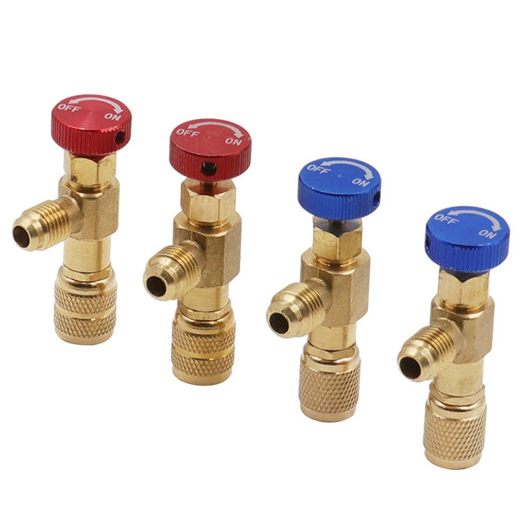 Air Conditioner Fluoridation Safety Valve Refrigerant Filling Connector(Side R22 Bottom R410) - Air Conditioning System by PMC TechLife | Online Shopping South Africa | PMC TechLife