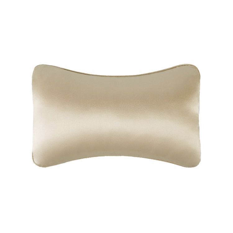 TZ19 Silk Car Head Pillow Car Memory Foam Comfort Lumbar Support(Champagne) - Seat Accessories by PMC TechLife | Online Shopping South Africa | PMC TechLife | Buy Now Pay Later Mobicred