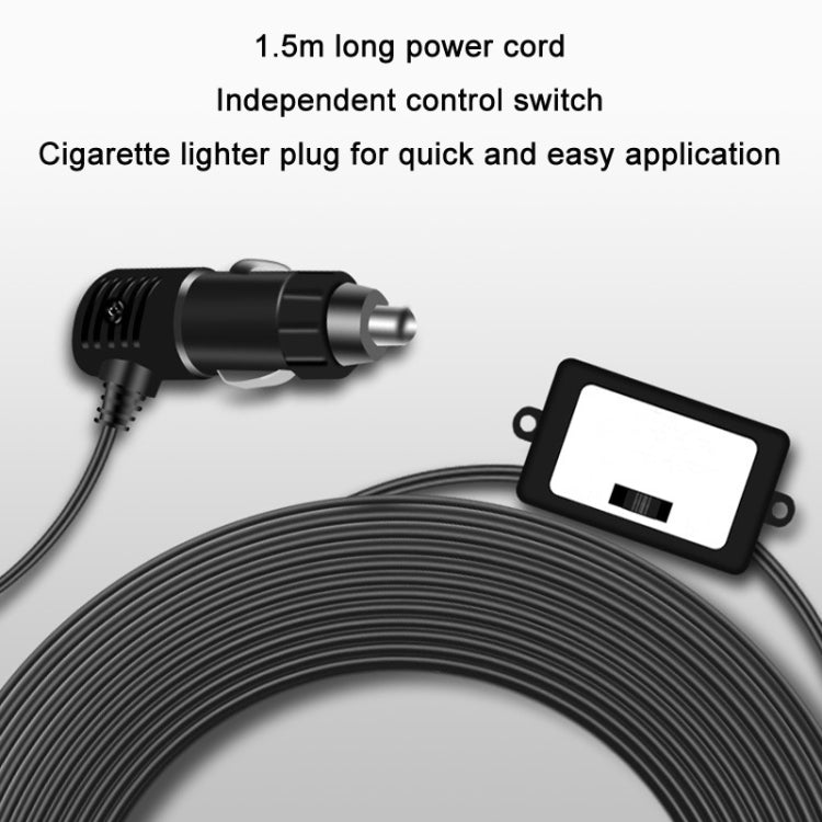 Car Powerful Fixing Clip Cooling High Wind Power Electric Fan, Specification: 6 inch Black 12V - Heating & Fans by PMC TechLife | Online Shopping South Africa | PMC TechLife | Buy Now Pay Later Mobicred