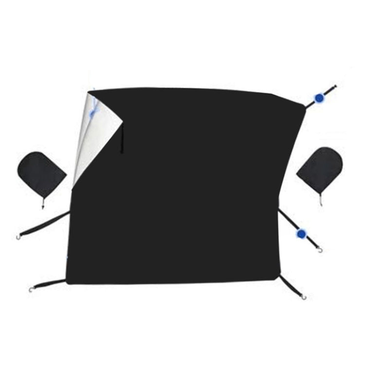 Car Front Window Snow Coated Silver Cloth Anti-freeze Sun Blocker Cover(205x150x167cm) - free shipping - PMC TechLife - Order now!