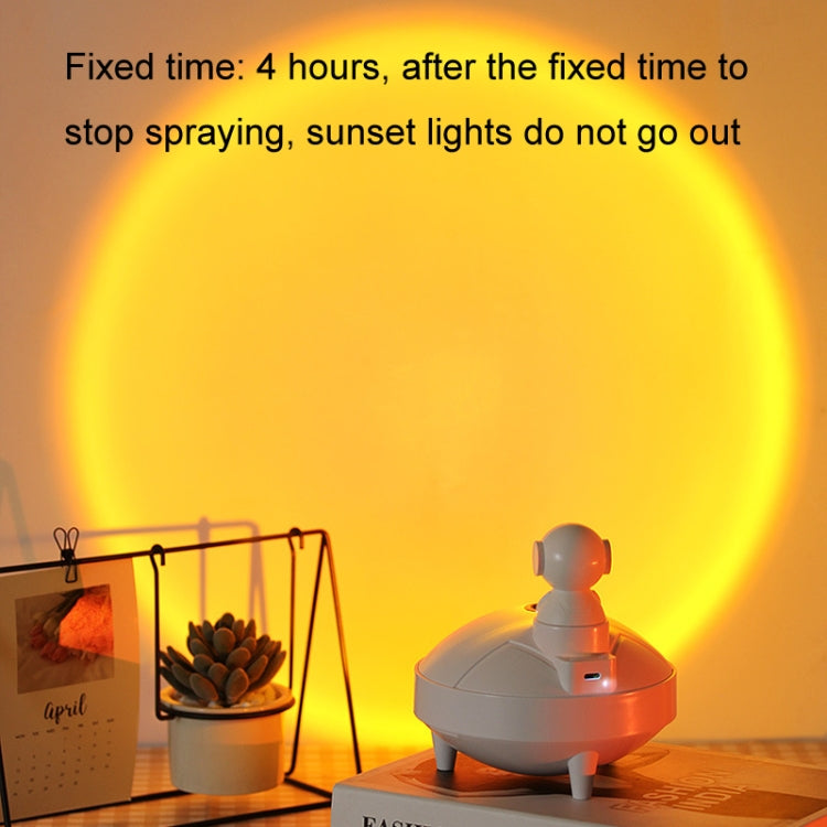 Astronaut Astronaut Humidifier Home Air Sprayer Sunset Lights(Pink) - free shipping - PMC TechLife - Order now!